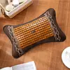 Almohada fresca de verano almohada de tallo de té seda de hielo almohada fresca de bambú almohada fresca de mahjong almohada antigua de ratán de bambú almohada de verano almohada individual de bambú