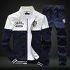 Suéter de primavera y otoño transfronterizo para hombre, traje deportivo juvenil, uniforme de béisbol ajustado, chaqueta de manga larga, estilo coreano para estudiantes