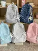 Mochila transfronteriza 2026 nueva con estampado de estrellas para niñas de secundaria y preparatoria, elegante y versátil, bolsa de doble hombro de gran capacidad