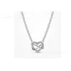 Collar de Plata Esterlina S925 Pangadora Moda Estilo Elegante Serie Perla Cadena Clavícula DIY Collar de Mujer