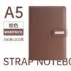 Cuaderno A5 con Hebilla Magnética Set de Caja de Regalo Logo Personalizado Bloc de Notas para Oficina de Negocios Libro de Registro para Reuniones Corporativas