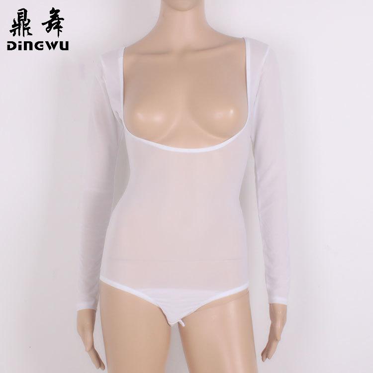 水纱连体托胸长袖-11