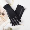 Guantes de protección solar para mujer, antiultravioleta, transpirables, finos, de verano, para exteriores, con sensación de hielo, antideslizantes, para pantalla táctil.