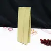 Bolsa de Papel con Sello Medio para Organizador Lateral de Piel de Vaca Amarilla Específica de la UE, Válvula Transpirable, Papel Aluminizado Ecológico, Se Puede Personalizar para Impresión