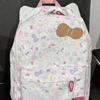 Mochila japonesa de Hello Kitty con lazo, bonita y dulce, con orejas de gato, de gran capacidad y moderna.