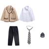 Ropa de Jardín de Infancia Ropa de Primavera y Otoño Traje Estilo Academia Británica Ropa para Clase de Recitación de Actuación Traje Uniforme de Escuela Primaria Coreana
