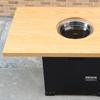 Mesa y Sillas de Barbacoa de Pizarra Multicapa Purificador Sin Humo Mesa de Comedor Barbacoa Coreana de Autoservicio Combinación de Mesa y Sillas para Hot Pot Comercial