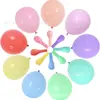 Globos de látex macarrón gruesos al por mayor, de 5, 10 y 12 pulgadas, para decoración de bodas, cumpleaños y fiestas.