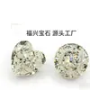 5A beige diamante de alto carbono corte Flor de Hielo fábrica de gemas artificiales Wuzhou joyería artesanal de gemas distribución transfronteriza