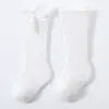 Calcetines para Bebé Calcetas Altas para Bebé Lazo Grande Vestido Niña Estudiante Princesa Calcetines Rosas Boca Ancha Fabricante