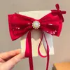 Pinzas para el Cabello de Niña Año Nuevo Princesa Fugitiva Pinza con Lazo de Cinta Pinza para Bebé Niña Accesorios para el Cabello para Niñas