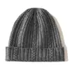 Gorro de cachemira para mujer para otoño e invierno, estilo nuevo, cálido gorro de lana tejido a trenza con protección para las orejas, adecuado para madres de mediana edad y mayores, con ala plegable
