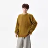 Nueva colección de otoño e invierno: Suéteres retro de punto trenzado con cuello redondo para hombres y mujeres, disponibles en estilos a juego para parejas, que ofrecen calidez y comodidad