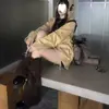 Transfronterizo Maillard Y2k Retro Americano Estilo JK Marrón Micro-campana Con Cordones Cubrepiernas de Mezclilla Calcetines de Apilamiento para Mujer Cubrepiernas
