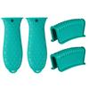 Capa de Silicone para Cabo de Panela Capa Isolante Térmica Resistente à Temperatura Cabo de Silicone para Panela Anti-Queimadura Antiderrapante Capa Macia para Cabo Conjunto para Montagem Própria