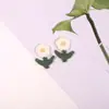 Acessórios de Decoração para Bolsas Femininas Flores Bordado em Computador Adesivos de Tecido Série Flor de Folha Mini Adesivos de Flor Pequena