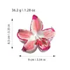 Nuevo Clip de Flor de Plumeria Colorido para Mujer, Súper Clip de Flor de Hada, Elegante Pinza de Tiburón, Accesorios para el Cabello para la Parte Trasera de la Cabeza