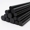 Varilla Sólida de ABS Varilla Redonda Varilla de Plástico de Ingeniería Negra Palo Placa Varilla Aislante Material Varilla de Plástico Hecha a Medida