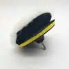 Disco de pulido de lana espesa para sellado de belleza de automóviles, encerado, rueda de pulido, rueda de lana de espejo 2-7 pulgadas