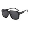 Gafas de Sol Modernas Retro Estilo Ins Fotografía Callejera de Alta Gama Moda Elegantes Versátiles Forma Cóncava Gafas de Sol para Fiesta de Vacaciones