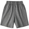 Shorts Esportivos Azuis Marinhos de Verão para Crianças Calças Cinzas Capris Calças Escolares Pretas Finas Cor Pura para Alunos do Ensino Fundamental
