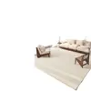 Tapete de sala de estar estilo japonês em falso sisal, tatame de laço de abacaxi, tapete de bay window resistente a arranhões de gato, tapete de quarto antiderrapante para cabeceira