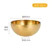 Bol para ensalada de acero inoxidable estilo coreano, bol redondo para fideos fríos, bol para fideos instantáneos, cuenco de cocina multiusos, bol grande dorado para huevos, transfronterizo