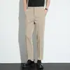Novedad Primavera y Verano Pantalones Casuales Pequeños de Moda Sueltos Caídos Pantalones Casuales para Hombre Estilo Coreano Traje Casual para Hombre