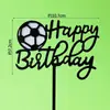 Decoraciones para Pasteles de Celebridad de Internet con Tema de Fútbol, Adornos de Niño con Jersey de Fútbol, Tema de Equipo de Fútbol, Decoraciones para Hornear de Cumpleaños, Inserts