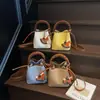 Bolso de Cubo de Moda Más Vendido de Este Año para Mujer Verano 2025 Estilo Coreano Bolso Versátil de Hombro Cruzado