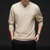 Nuevo Modelo Otoño/Invierno 2023 Paquete de 48 Piezas Tejido Fino 100% Lana Lavable a Máquina Anti-Pilling Color Sólido Suéter de Lana de Cuello Alto
