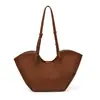 2026 Nova Bolsa Tote Transfronteiriça Grande Capacidade Feminina de Alta Qualidade Asa Bolsa de Ombro para o Trabalho Moda Retrô Coreia