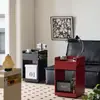 Mesa Lateral Móvil Pequeña para Sala de Estar, Mesa de Café de Moda para Uso Doméstico, Mesita de Noche Vintage para Dormitorio, Carrito Móvil, Gabinete Lateral para Sofá