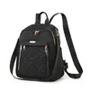 Mochila versátil para mujer estilo coreano 2024, gran capacidad, impermeable, mochila de viaje, mochila con bordado de rombos para mujer