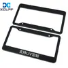Marco de matrícula estándar estadounidense de venta caliente de comercio exterior, marco de matrícula de material de aleación de aluminio engrosado, 31 * 16, puede admitir una variedad de procesos