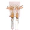Traje de tocado infantil de estilo chino para niñas, horquilla Hanfu, horquilla de estilo antiguo, sacudida de paso, accesorios para el cabello de mariposa con borla súper hada