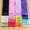 Faixa de cabelo infantil popular europeia e americana 4,5 cm renda renda elástica faixa de cabeça acessórios para penteado diy 13 cores vendidos por código