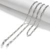 Cadena para gafas con doble función, cadena para mascarilla, para colgar en el cuello, anticaídas, accesorios sencillos de moda con langosta.