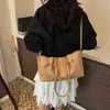 Bolso Tote de Moda de Nicho de Gran Capacidad, Bolso Elegante y Moderno de Ala de Murciélago, Bolso Grande Versátil para el Trabajo, Bolso de Mano de Estilo Casual con Diseño de Ala