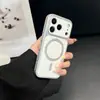 Para iPhone 18 Pro Max Funda Magnética de Cuero con Sensación de Piel para Teléfono Apple 16 Disipación de Calor Lateral Anticaídas Cubierta Protectora