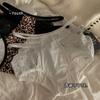 Calcinha Leopard Plus Size Cintura Média para Mulheres, Gorda mm 100kg Puro Desejo Estilo Ins Sexy Levanta Bumbum Controle de Barriga Vazada