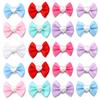 Pérola Imitada de Poliéster Coração de Pêssego Laço de Cintura Feito à Mão DIY Roupa Brinquedo Bolsa Grampo de Cabelo Tiara Acessórios de Joalheria
