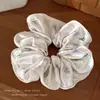 Goma para el Cabello de Satén Estilo Francés de Muguete para Mujer, Accesorio para el Cabello Estilo Perezoso, Goma Elástica de Alta Elasticidad, Cuerda para Coleta, Adorno para el Cabello