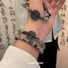Pulsera de Gasto de Fantasma de Montaña Estilo Tinta China Nueva Moqing Pulsera de Piedra Natural Retro Nicho Masculino Pareja