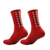Calcetines de Fútbol Transfronterizos para Hombre de Media Pantorrilla Calcetines Deportivos Calcetines para Correr Antideslizantes de Silicona Base de Toalla Engrosada Resistentes al Desgaste y Absorbentes del Sudor