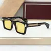 Gafas de Sol Kaine Transfronterizas de Alta Gama de Fibra de Acetato Estilo Hip-Hop Jm Hechas a Mano en Japón Cuadradas para Vacaciones