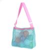 Nueva bolsa de juguetes para niños, bolsa de almacenamiento de conchas, bolsa de playa de viaje, bolsa de playa con perspectiva hueca, bolso de hombro