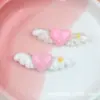 Atacado de fábrica asas de amor acessórios de resina DIY feito à mão pacote de material de cola creme acessório para presilha de cabelo roupas