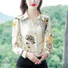 Camisa Elegante de Gasa de Alta Gama con Mangas Largas para Mujer, Nueva Elegante y a la Moda para Primavera y Otoño 2026