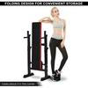 Banco de Pesas Personalizado Rack para Press de Banca Plegable Rack para Barra Equipo de Fitness para Entrenamiento de Presión con Mancuernas para Interior Almacenamiento